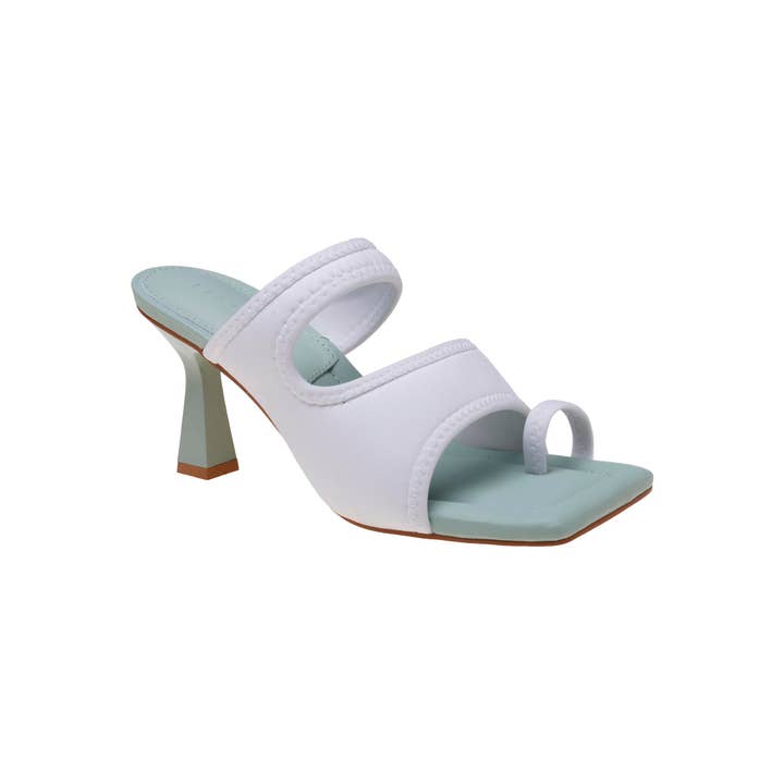 Slide Sandal White/Mint 2049-70360 for wholesale by Bruno Menegatti