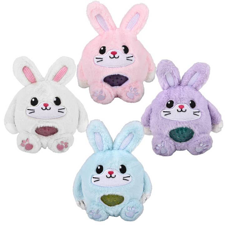 Pagdee Kids Juniors - Venta al por mayor Peluche - Niños y bebés - Conejito de Peluche con Cuentas Apretables - Variado