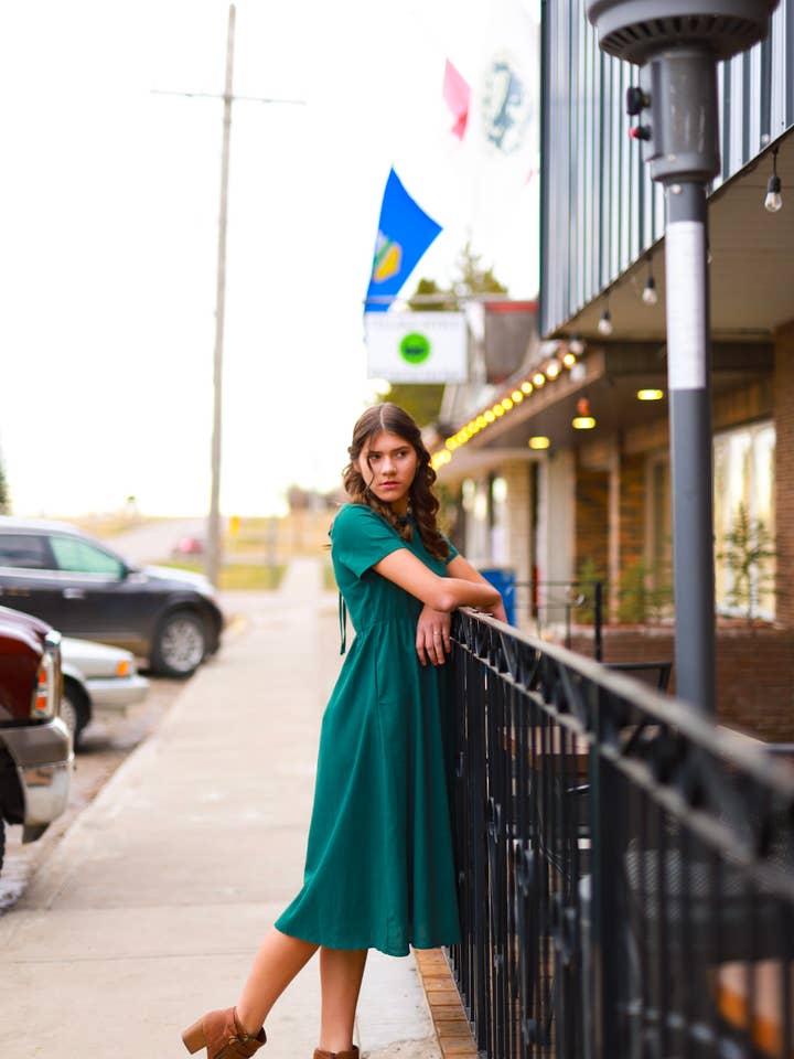 The Kneelength Frock – Großhandel Kleid – Damen – Kleid Alberta aus Bio-Baumwolle und Hanf5