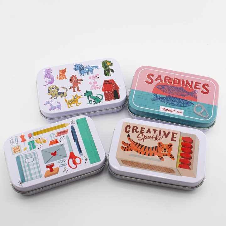 Bobo Design Studio - Wholesale Craft Supplies - Stationery Lovers - Stationery Trinket Tin (Empty)2