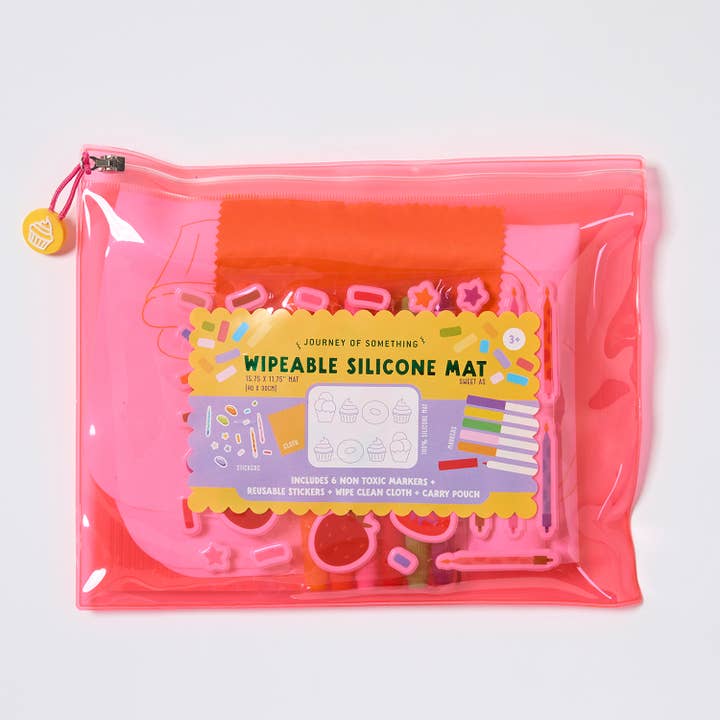 Journey Of Something AU & EU - Wholesale Coloring Mat - Kids & Baby - Wipeable Silicone Colouring Mat - Sweet As