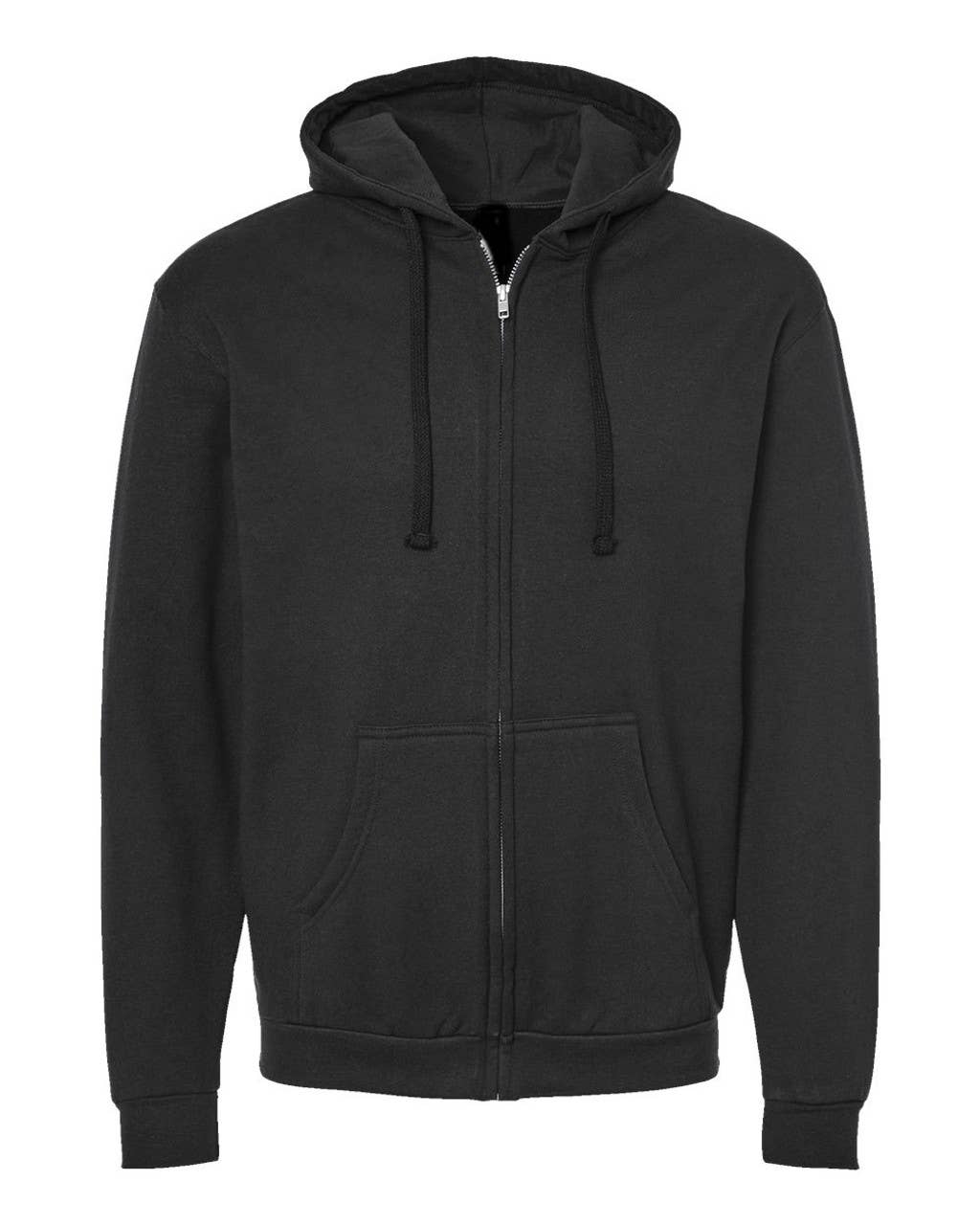 Total Apparel - Wholesale Hoodie - Unisex - Adult Full Zip-Up Hooded Sweatshirt 60/40 | Blank Hoodie0