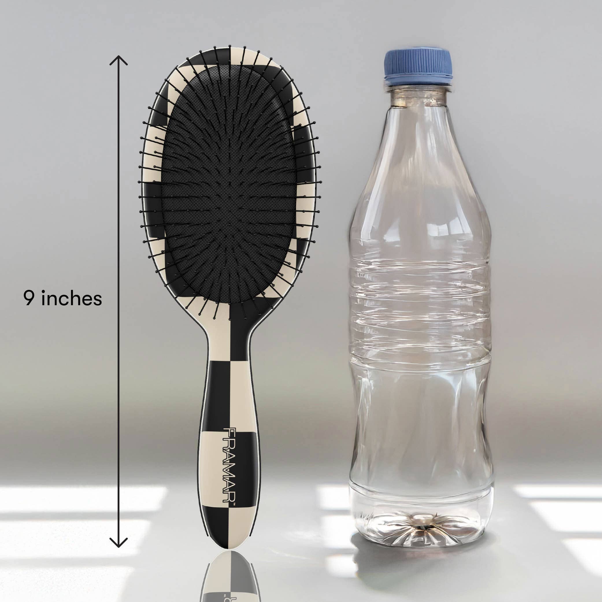 Framar Hair Brushes & Hair Accessories - Wholesale Hair Brush/Comb - FRAMAR Checkered Detangling Brush, Wet Hair Brush Detangler13