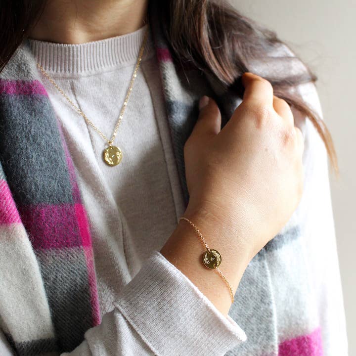 Laurel Leaf Bracelet for wholesale by Copper Lane Gift Co.