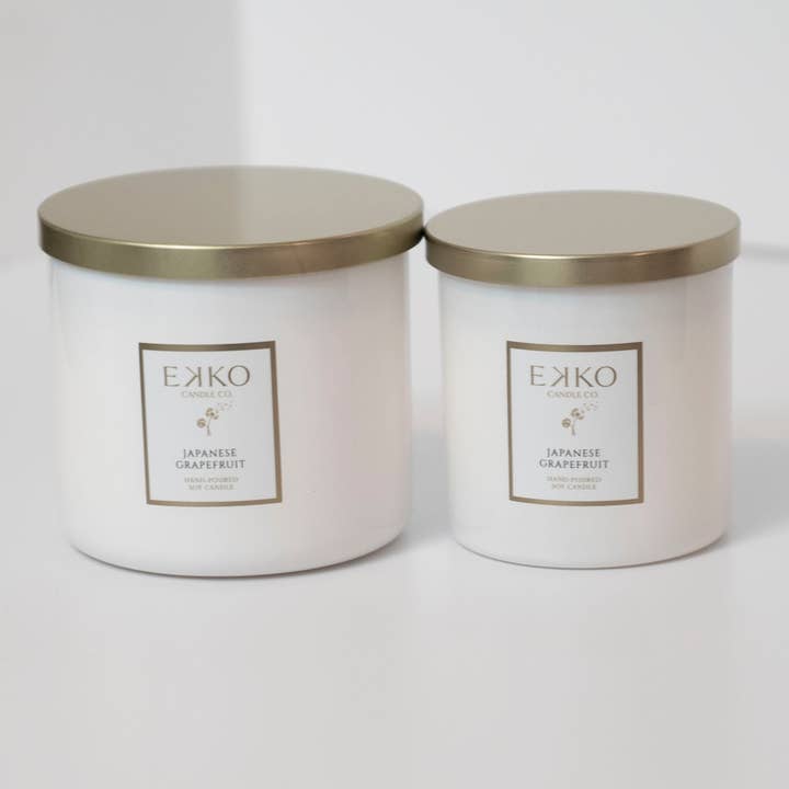 Japanese Grapefruit 9.5 oz & 17 oz for wholesale by EKKO Candle