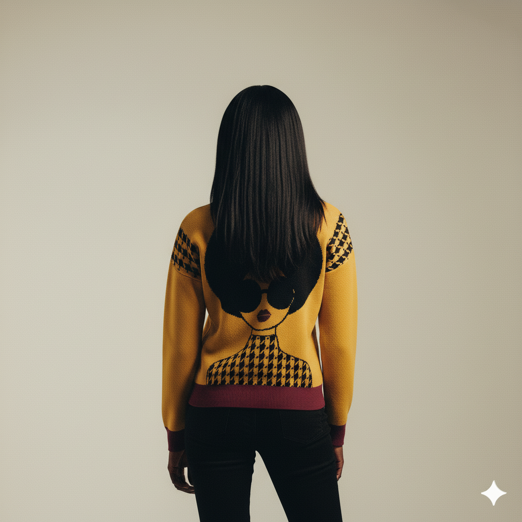 DUA MENKA - Wholesale Knit Sweater - Women's - Angi Diva Knit Sweater - Yellow1