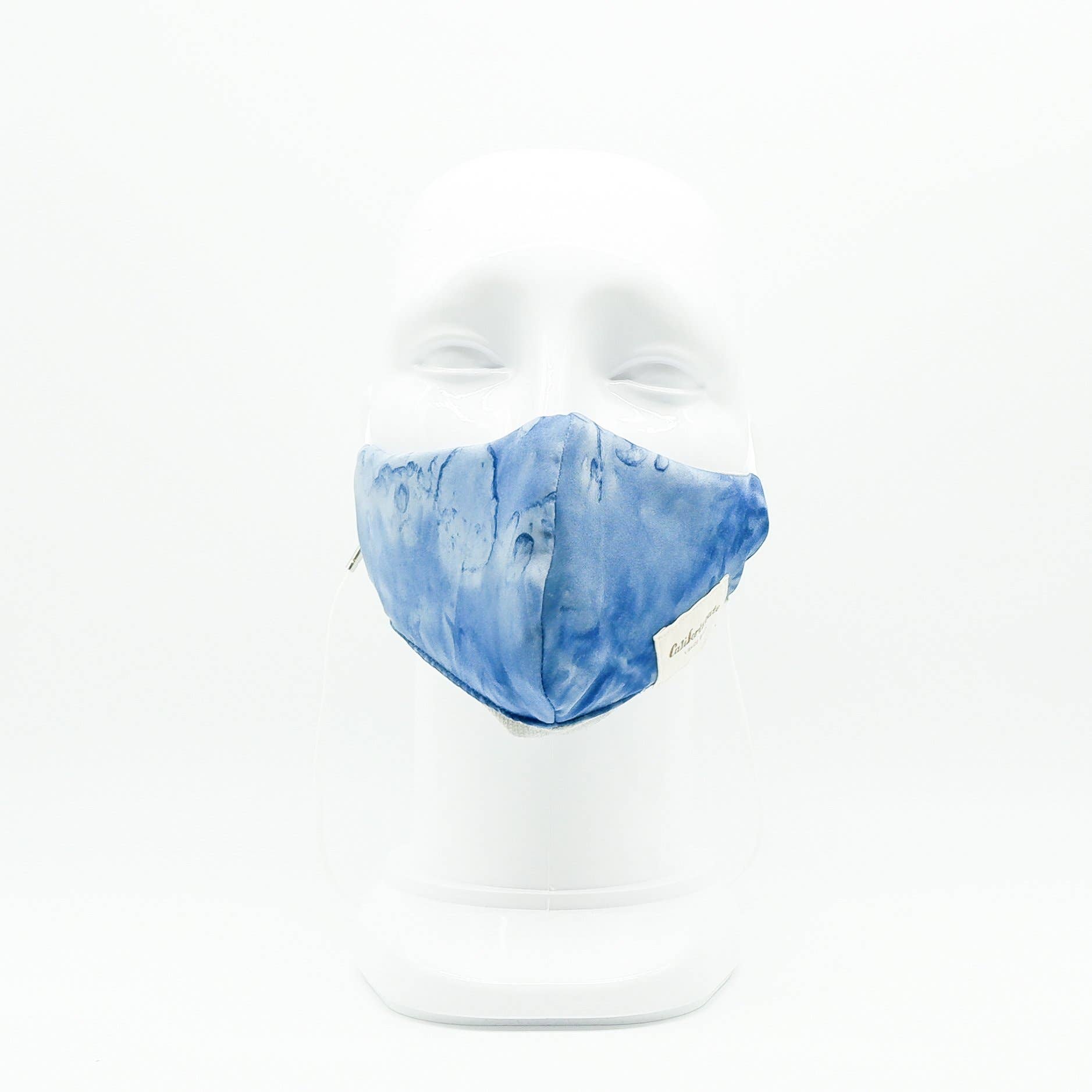 Maskdanna by Califortunate - Wholesale Non-Medical Disposable Mask - MVSK SILKY TIE DYE BLUE