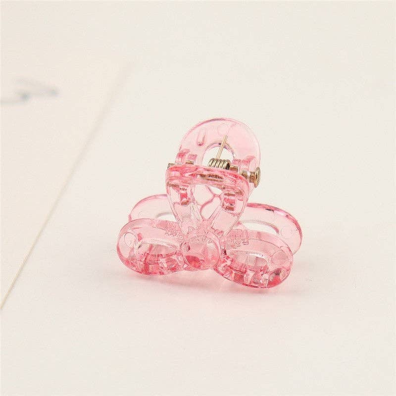 FurDecoration – wholesale Hair clip – Women’s – Small Transparent Colored Hair Claw Clip9