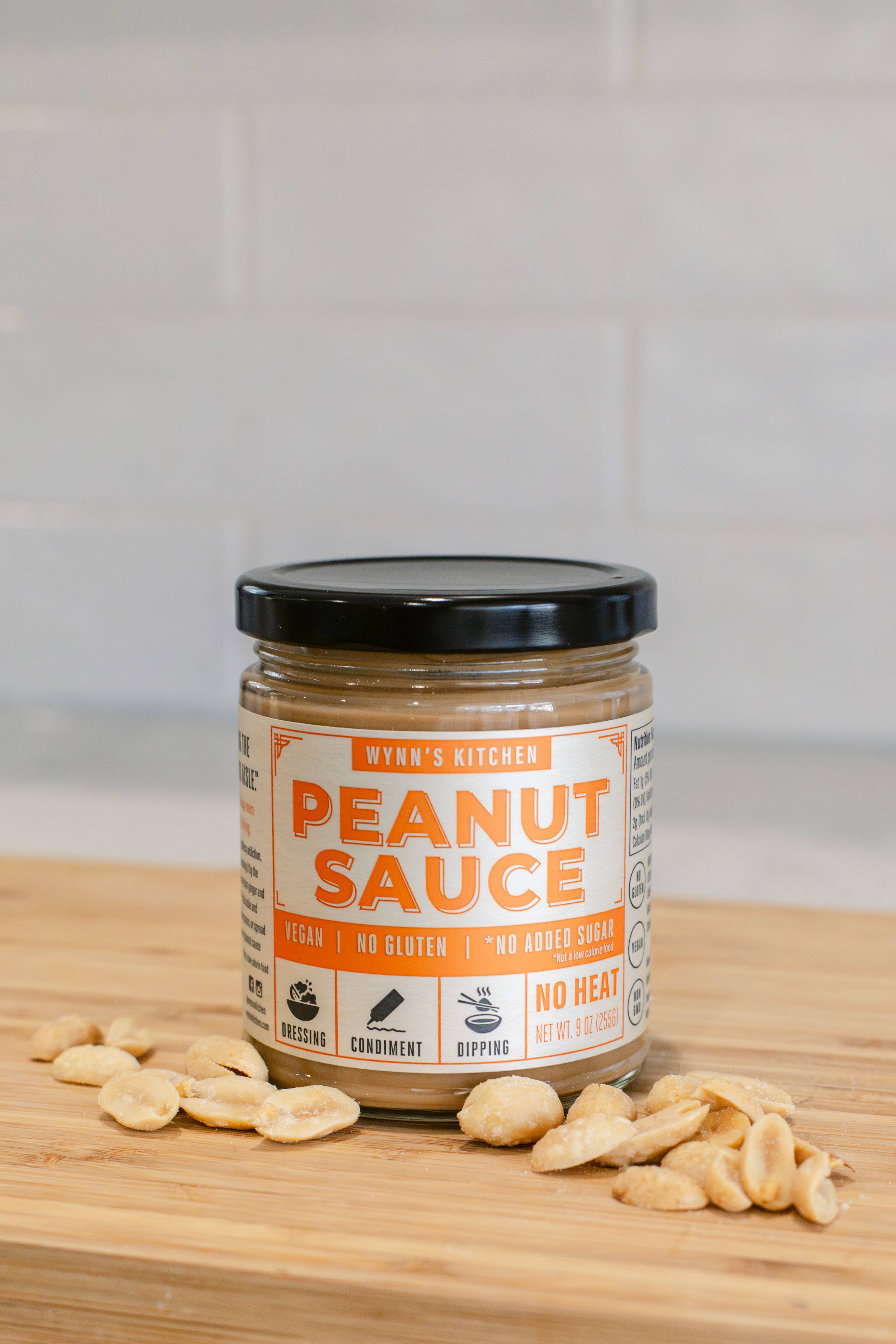 Wynn's Kitchen - Wholesale Sauce - KETO PEANUT SAUCE- VEGAN, No Sugar, Natural, Gluten Free,8