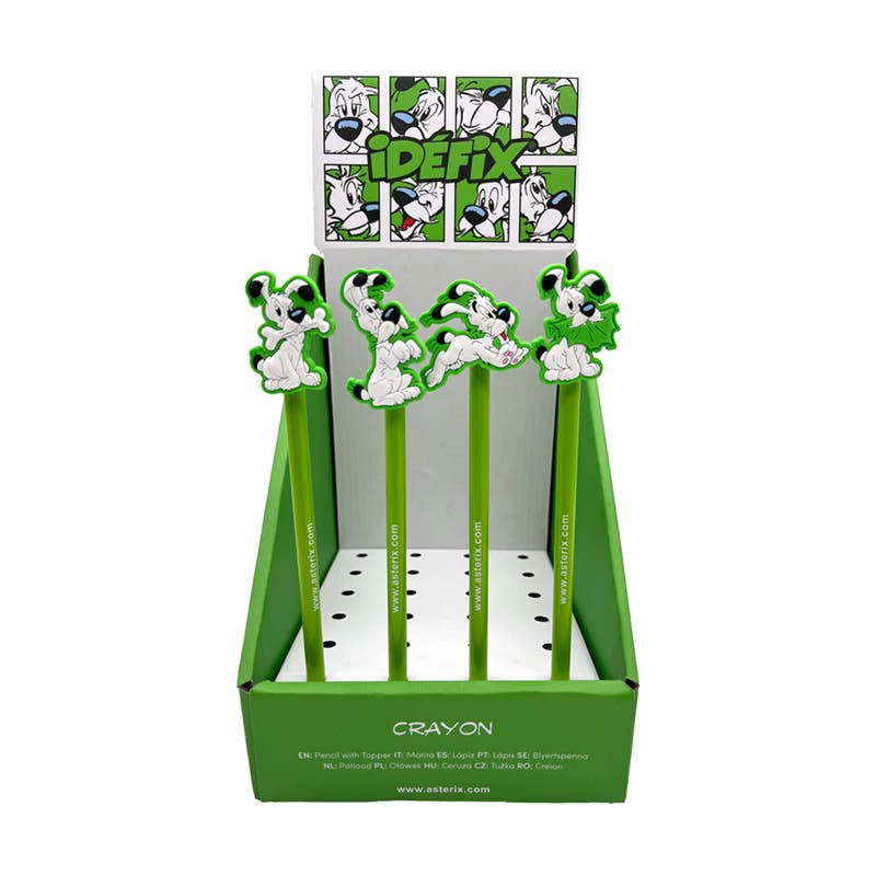 Puckator EU - Venta al por mayor Lápices - Idefix (Ideafix) Lápiz de Astérix con Adorno de PVC0
