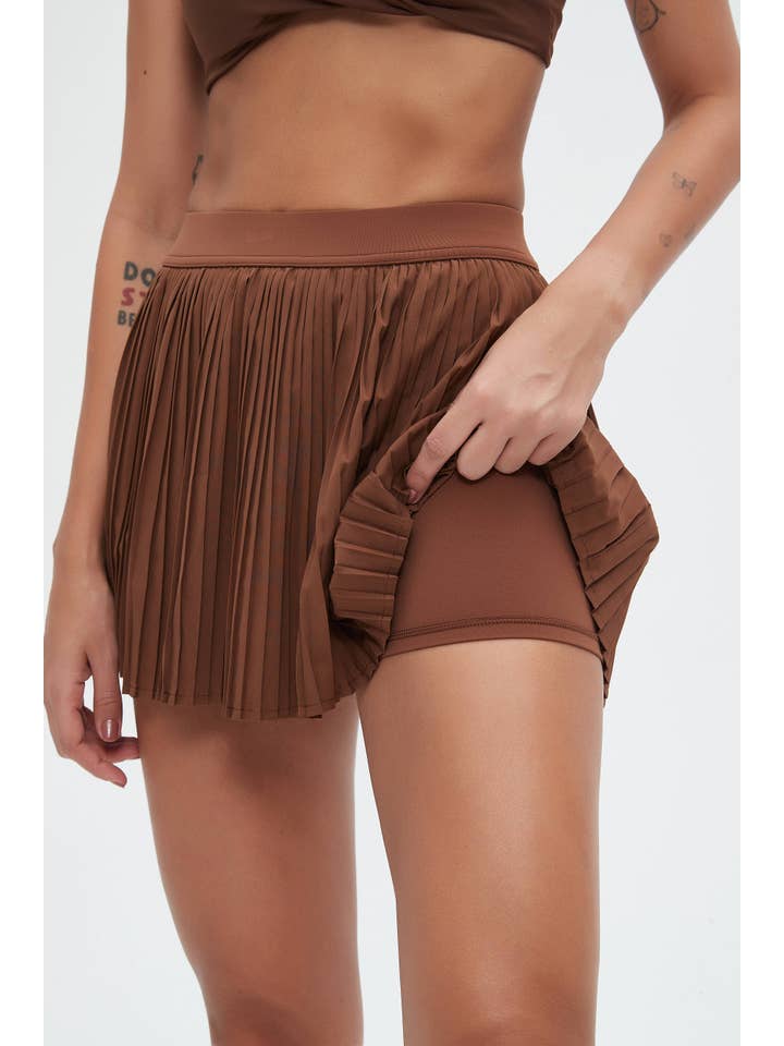 Mantra Active - Wholesale Athletic Skirt - Women's - Laila Pleated Active Tennis Skirt8