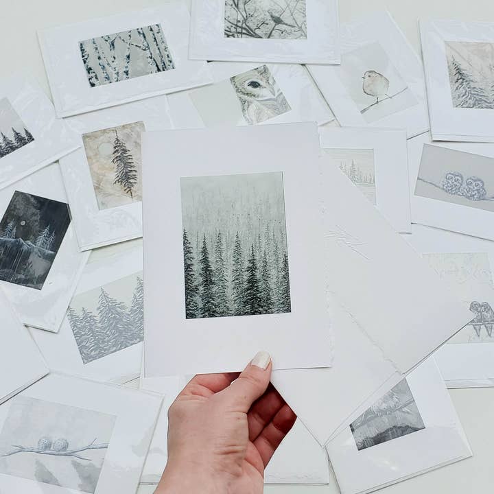 5x7" Art Cards - Mixed Nature Images for wholesale by Artist K. Treber