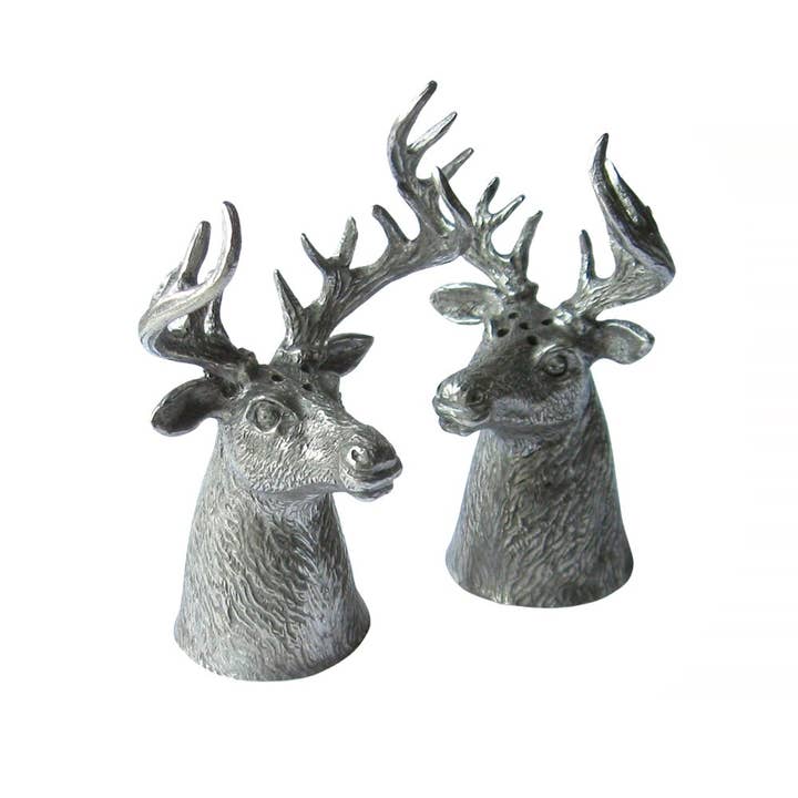 Menagerie Stag Salt & Pepper Set for wholesale by MENAGERIE