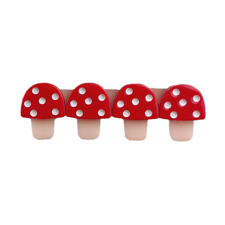 Mushroom Hair Clips for Kids - Barrette Gift for Kids for wholesale by Eugenia