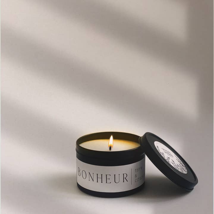 Officine Lutèce – Engroshandel Rejsestearinlys – „Bonheur“ duftlys - Timian & Lime