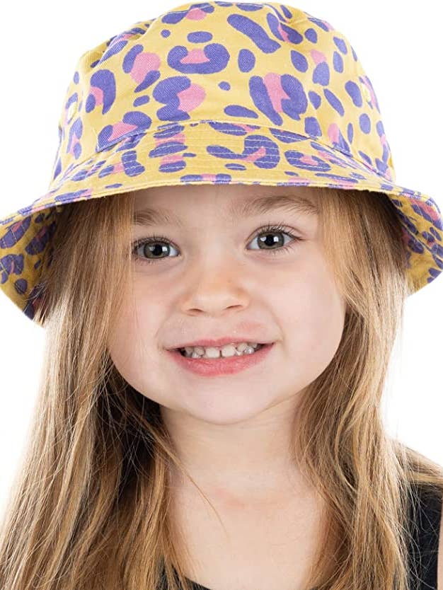 Toddler Bucket Hat - Leopard Print (1-4 years) for wholesale by Funky Junque