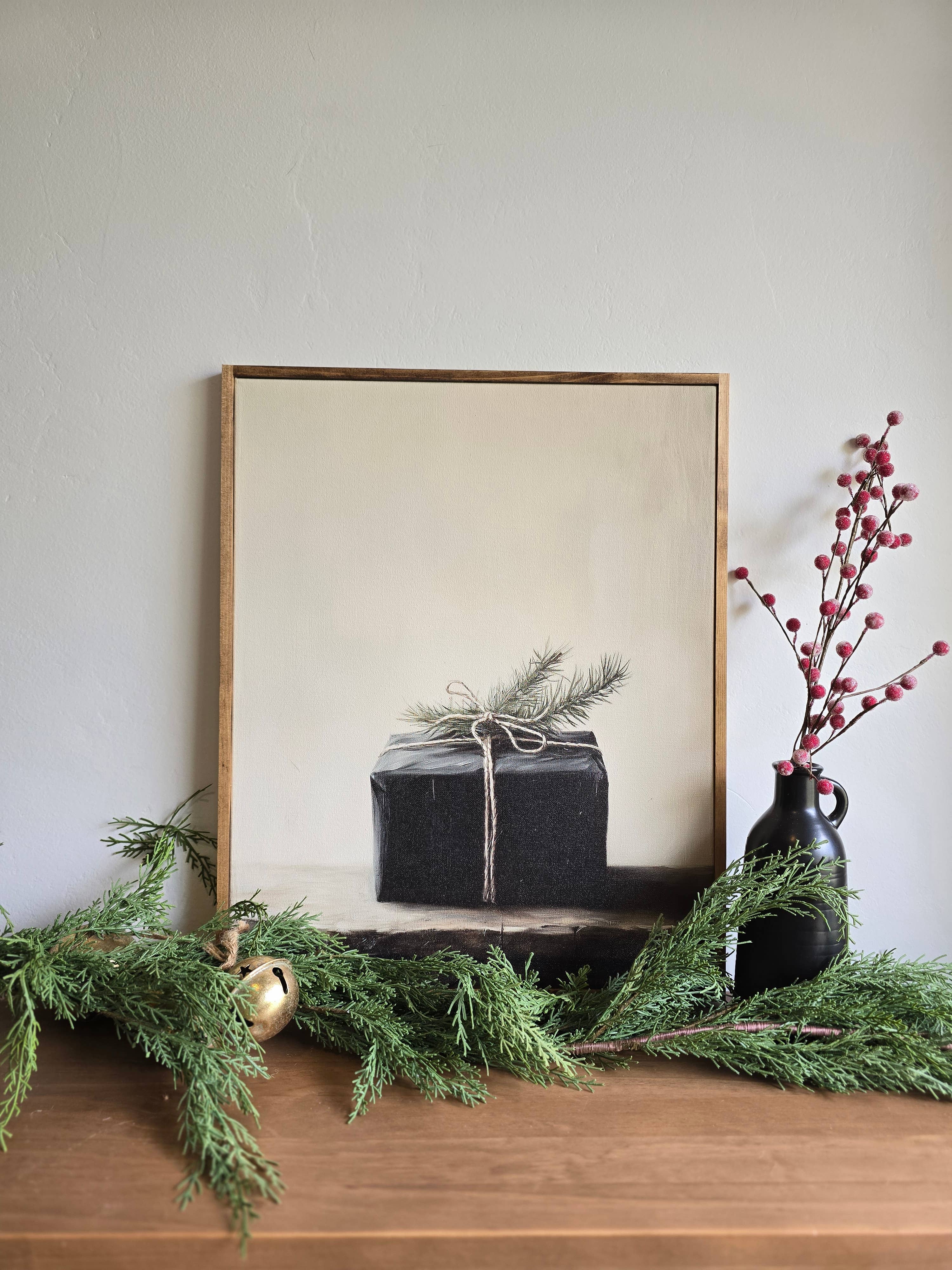 The 19th Collective - Wholesale Christmas Wall Art - Christmas Wall Decor - Framed Canvas Print1