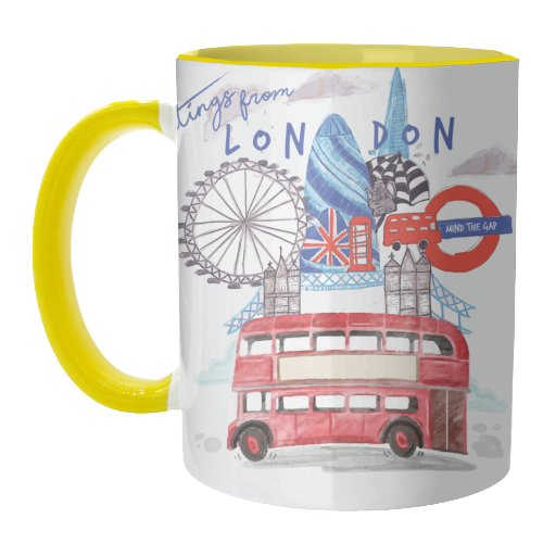 ART WOW - Vente Tasse à café - Mugs 'London Greetings'4