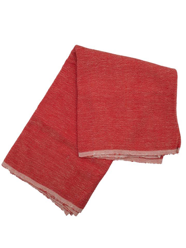 Serviette rouge pour la vente par kd weave