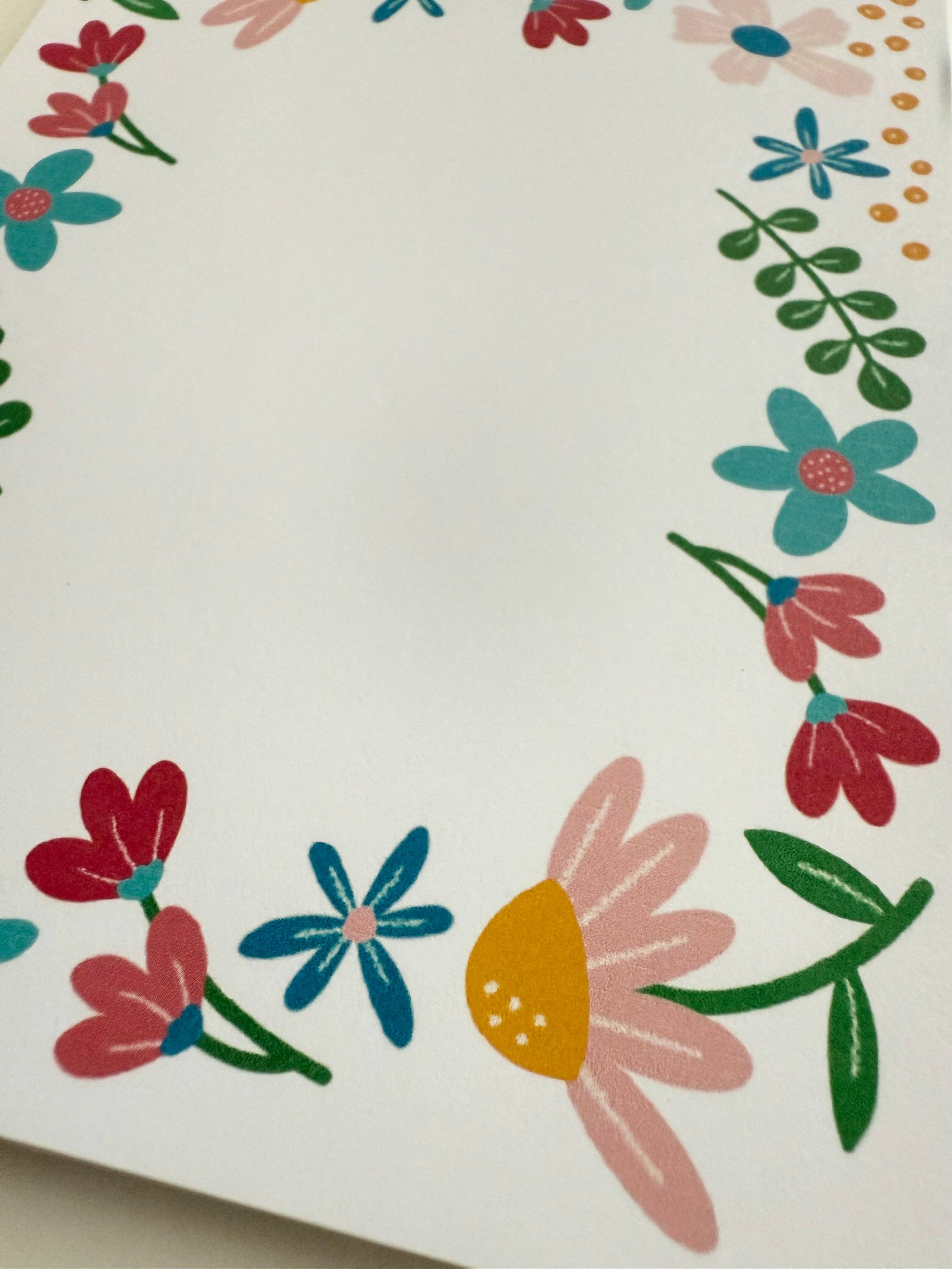 AMW the studio - Wholesale Notepad - Flower Pops Notepads1