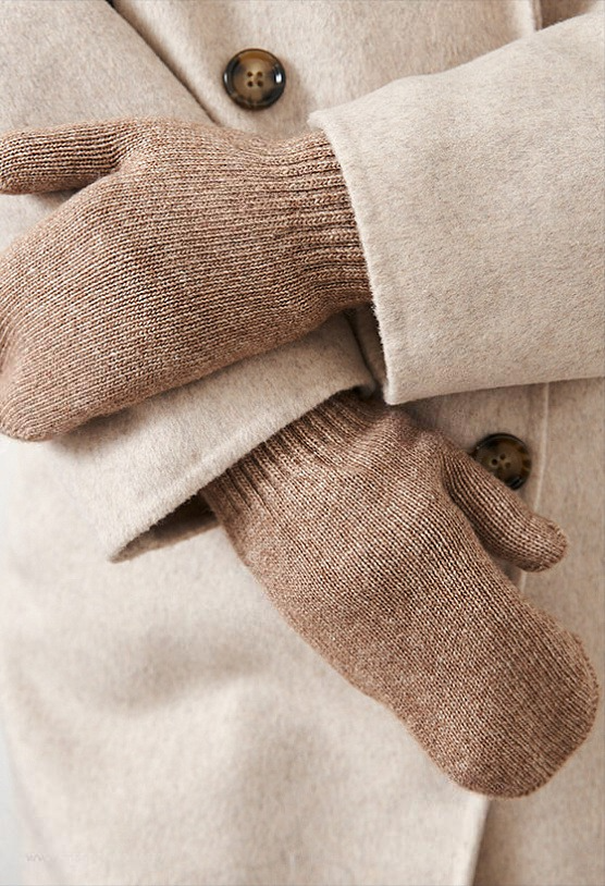 Mongulai - Wholesale Mittens - Women's - Brown Wool Adult’s Mitten5