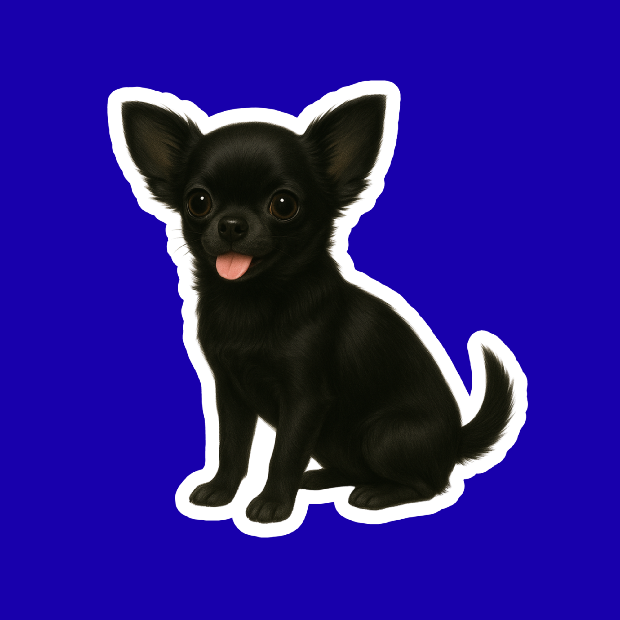 Designs by Mysh - Vente Autocollant - Autocollants de chien Chihuahua – Autocollant en vinyle aquarelle découpé, décalcomanie pour animaux de 3” durable pour ordinateur portable, bouteille d'eau, journal4