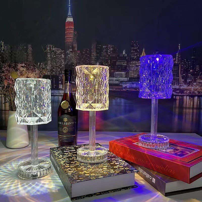 LAX Gadgets - Wholesale Night Light - Elegant LED Crystal & RGB Lamps For Home Decor- Retail Pack44