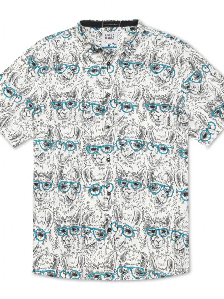 LLAMA M.D. - 7-SEAS™ BUTTON UP for wholesale by Baja Llama