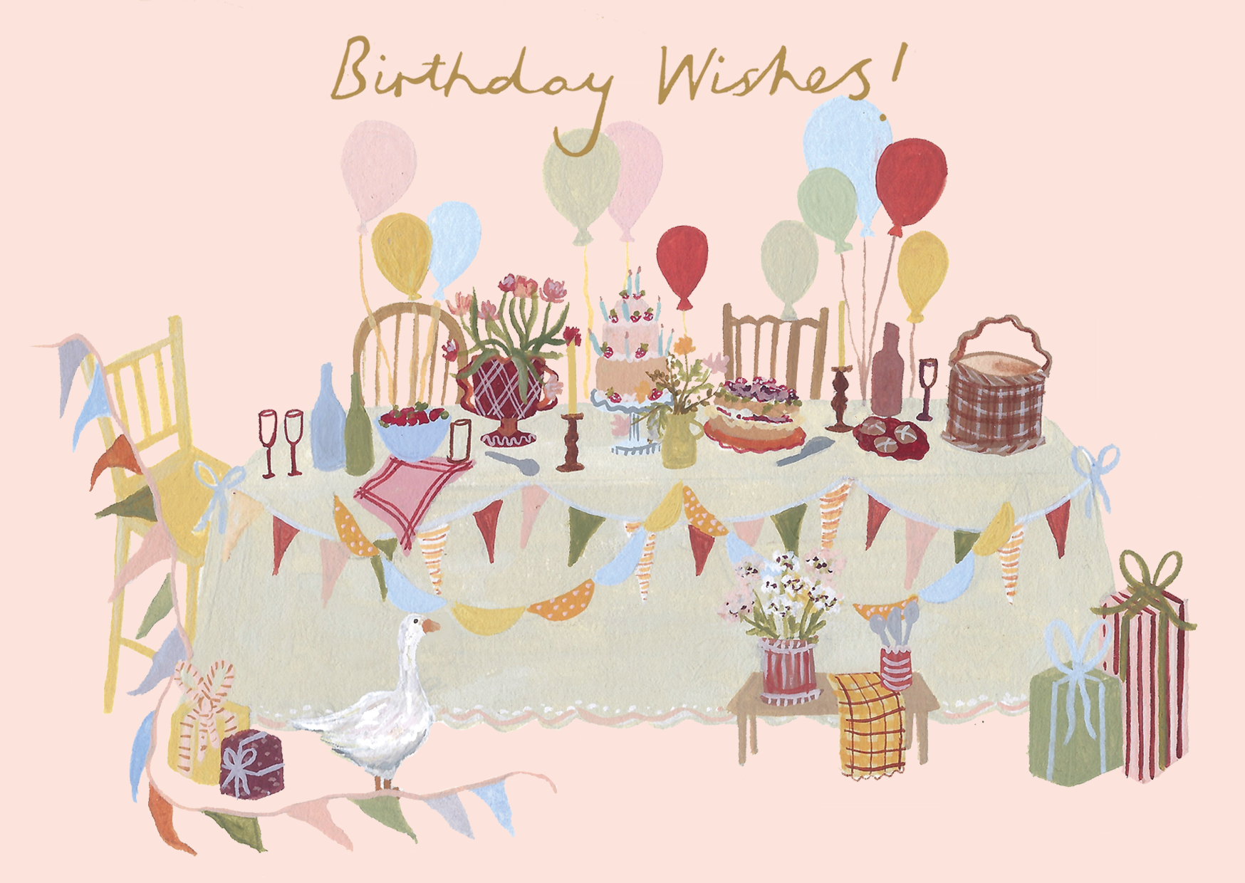 Harriet Watson - Wholesale Birthday Card - Dinner Party card 5