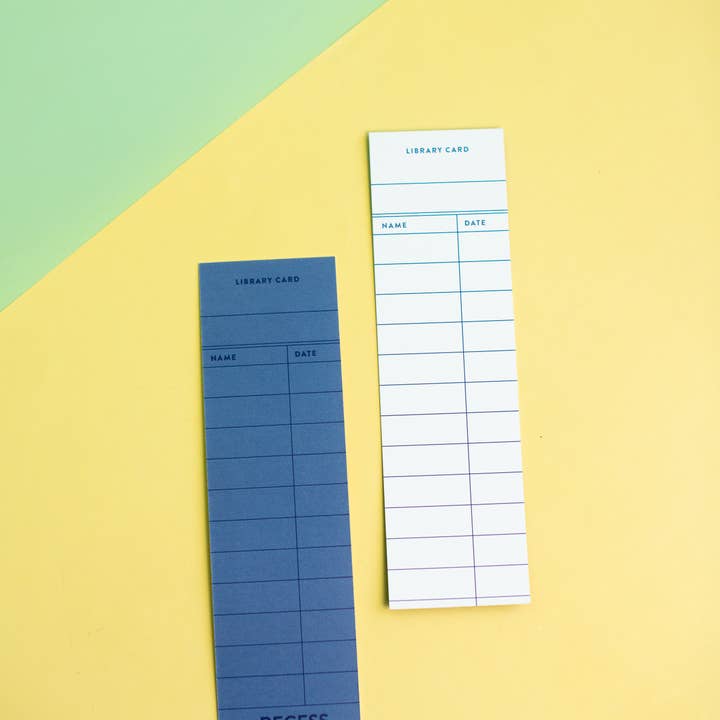 Recess Shop - Wholesale Bookmark - Bookmark : Library Card