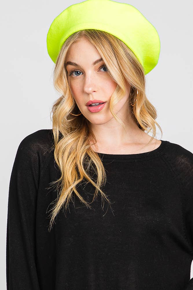 Hana – wholesale Beret – Women's – Stretchy Solid Color Beret48