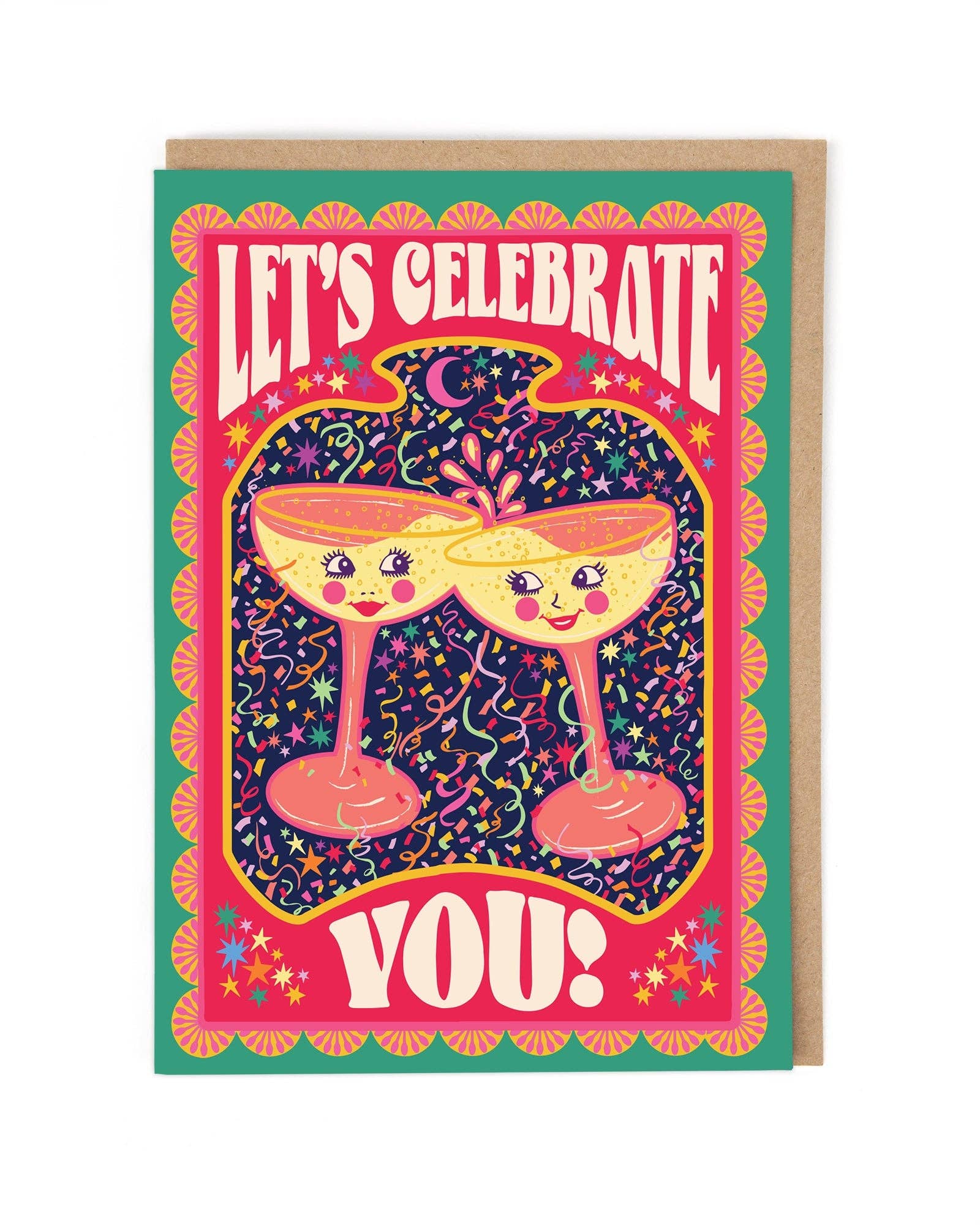 Cath Tate Cards - Wholesale Congratulations Card - LET'S CELEBRATE