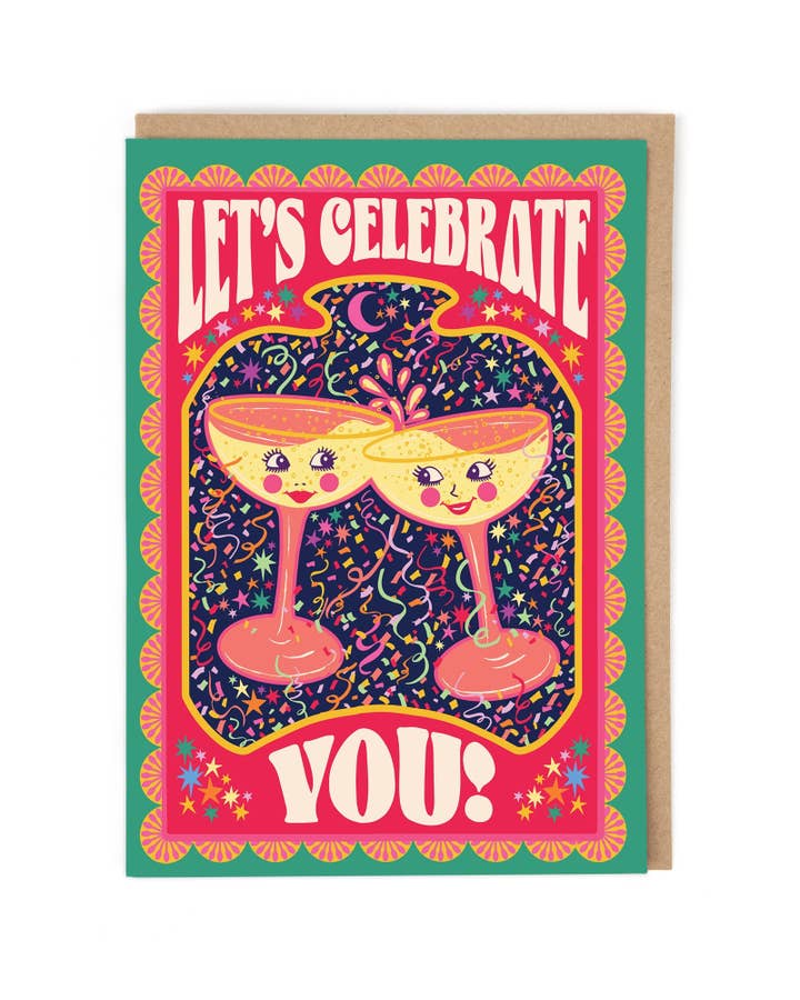 Cath Tate Cards - Wholesale Congratulations Card - LET'S CELEBRATE0