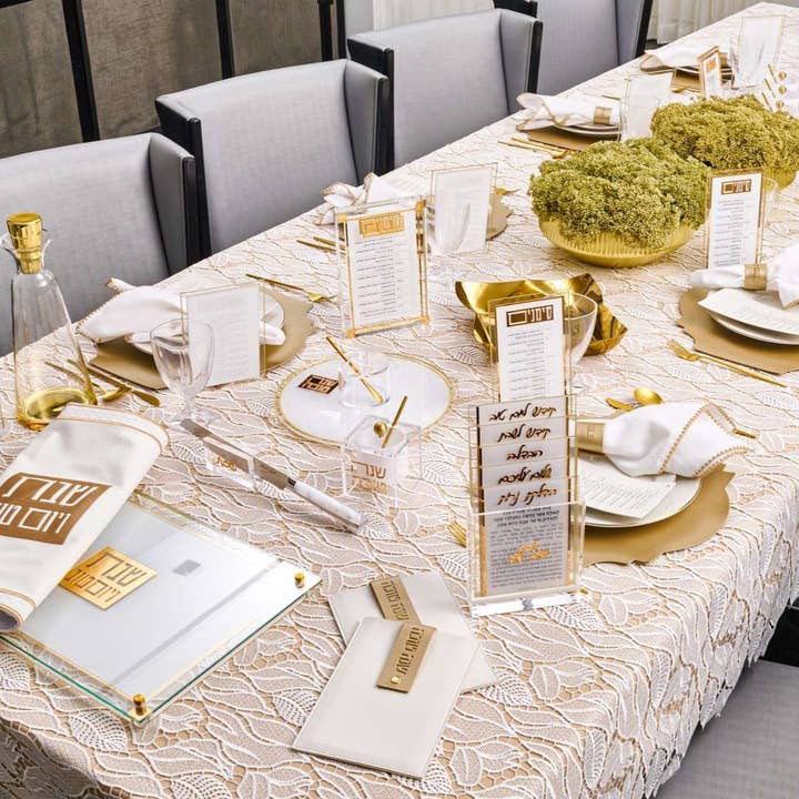 Waterdale Collection - Wholesale Tablecloth - Leaf Lace Tablecloth
