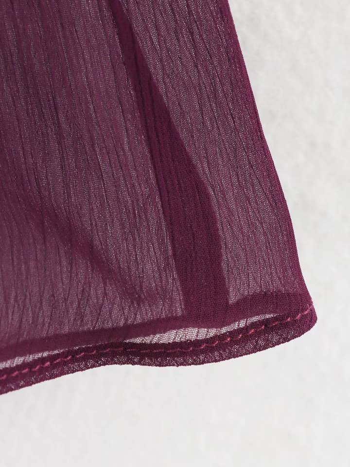 Marayn - Wholesale Blouse - Women's - Chic 2025 European Vneck Ruffled Layered Blouse B8882715