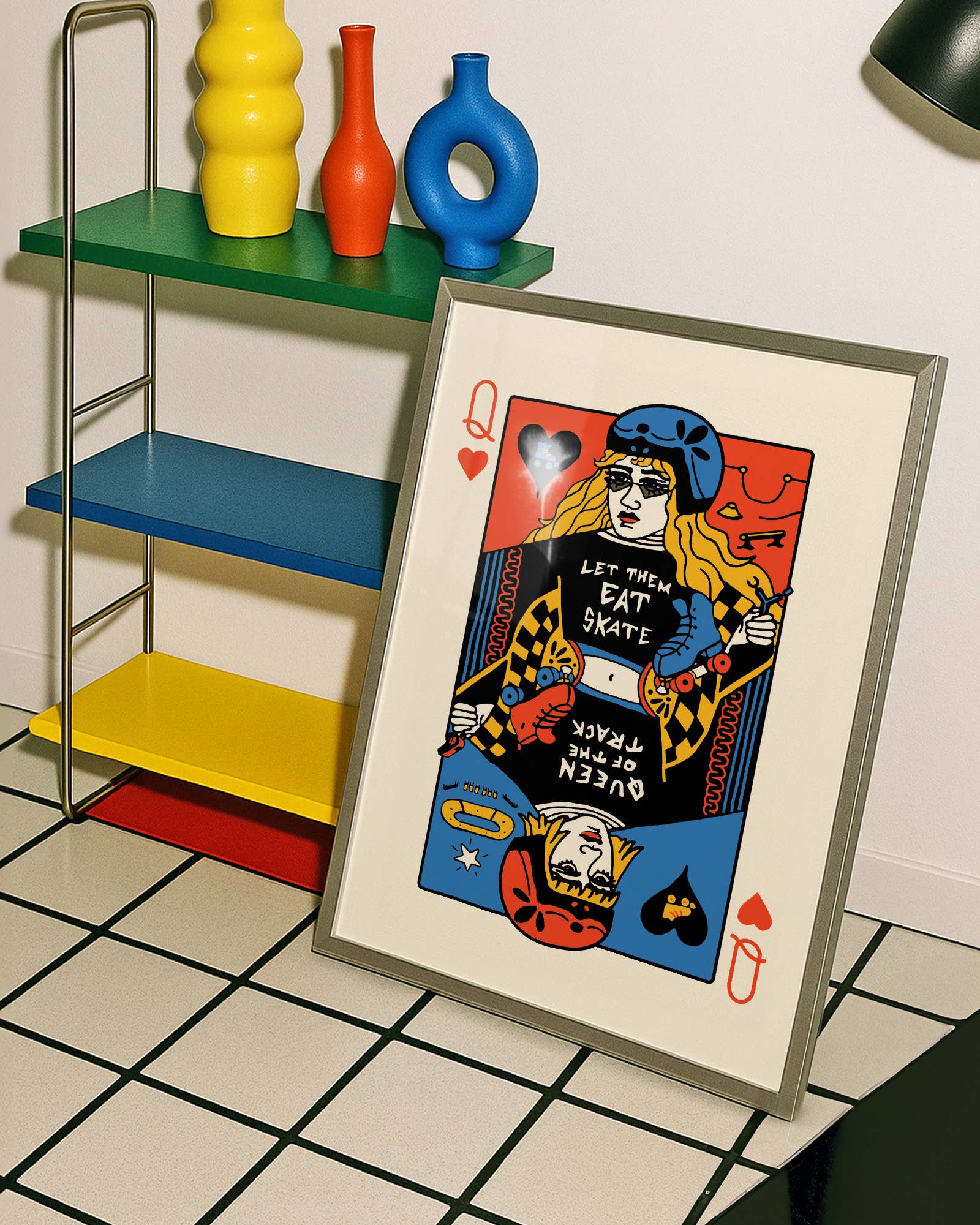 Create & Skate Factory - Wholesale Art Print - Queen of Skates Art Print10