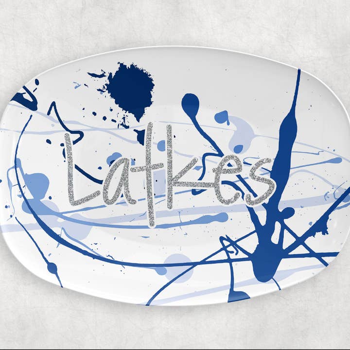 Splatter Latkes Platter for wholesale by serve it up designs