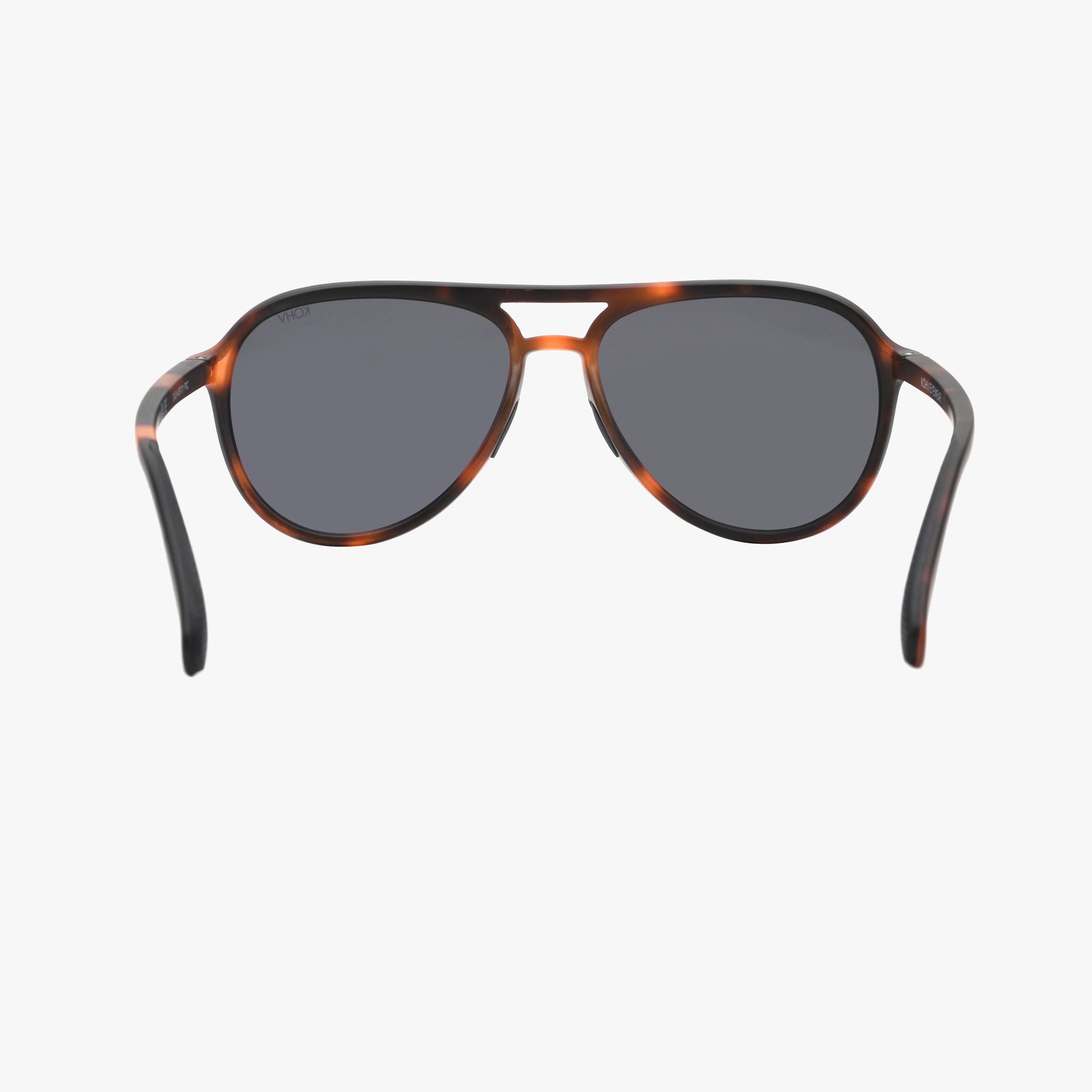 Kohv Eyewear - Wholesale Sunglasses - Unisex - DASH TORTOISE Polarized Active Soft Aviator Sunglasses3