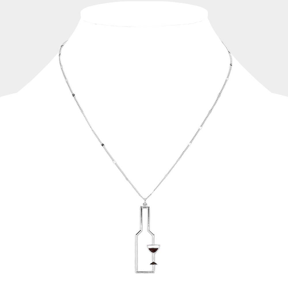 Sensibling Corp. - Wholesale Pendant/Charm Necklace - Wine Pendant Necklace8