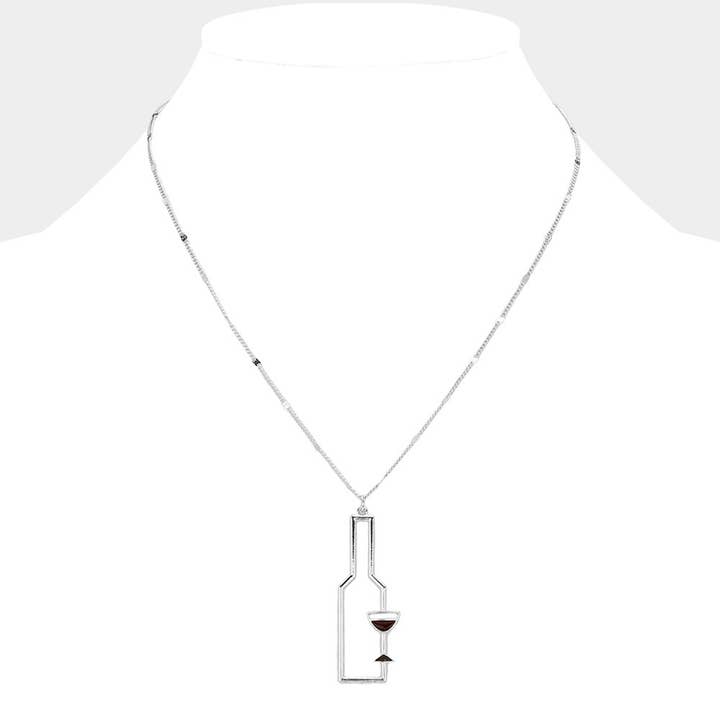 Sensibling Corp. – wholesale Hänge-/berlockhalsband – Vin hänge halsband8