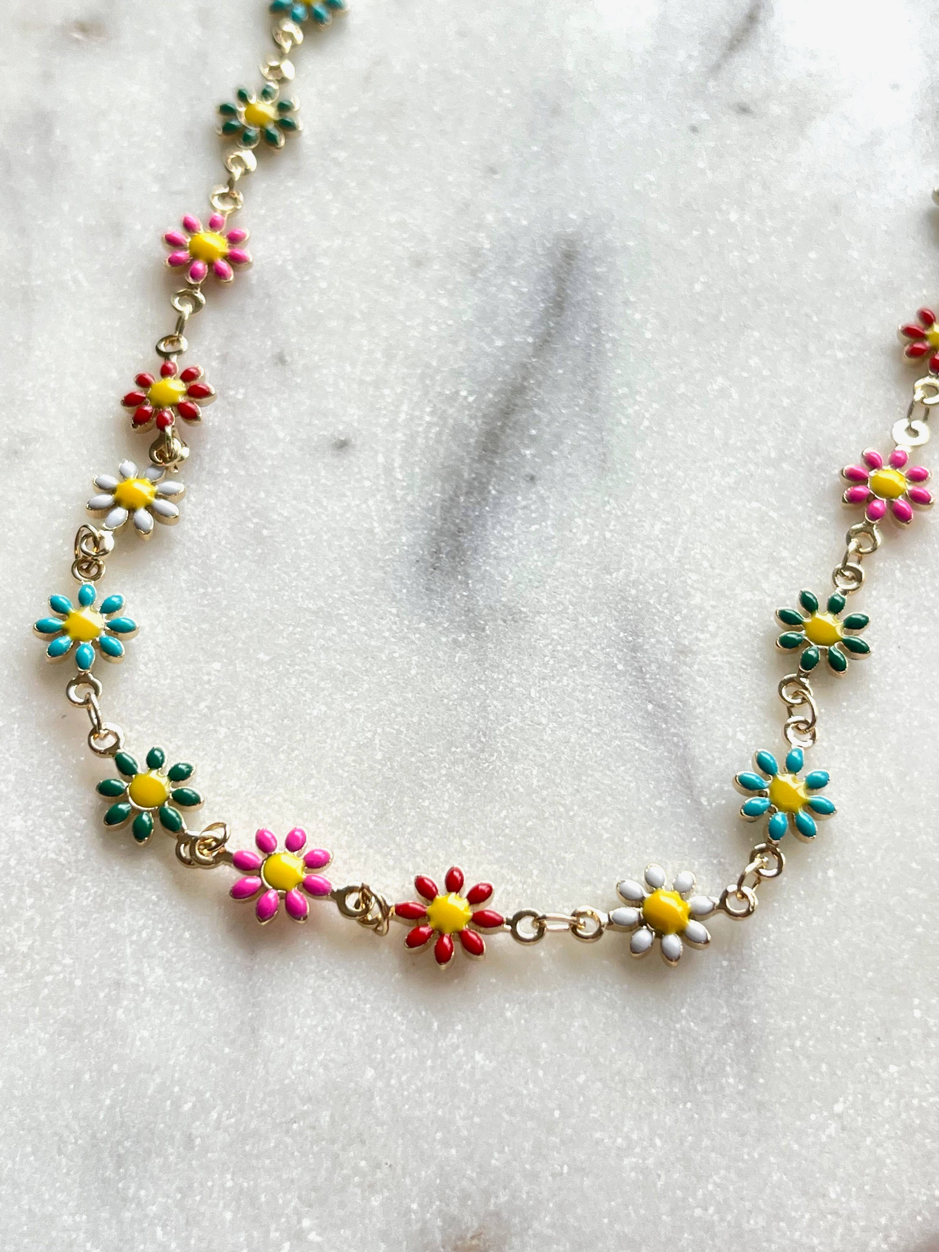 Jessica Matrasko Jewelry - Wholesale Link & Chain Necklace - Lola Daisy Chain Necklace1