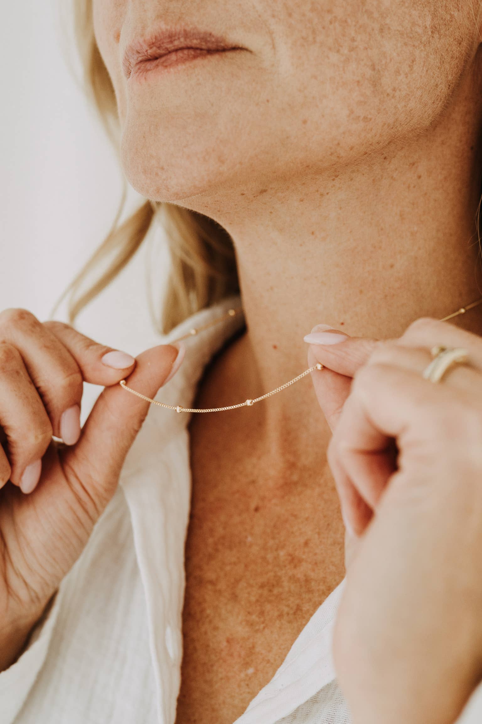 Sydney Rose Co. - Wholesale Link & Chain Necklace - Dainty Satellite Necklace