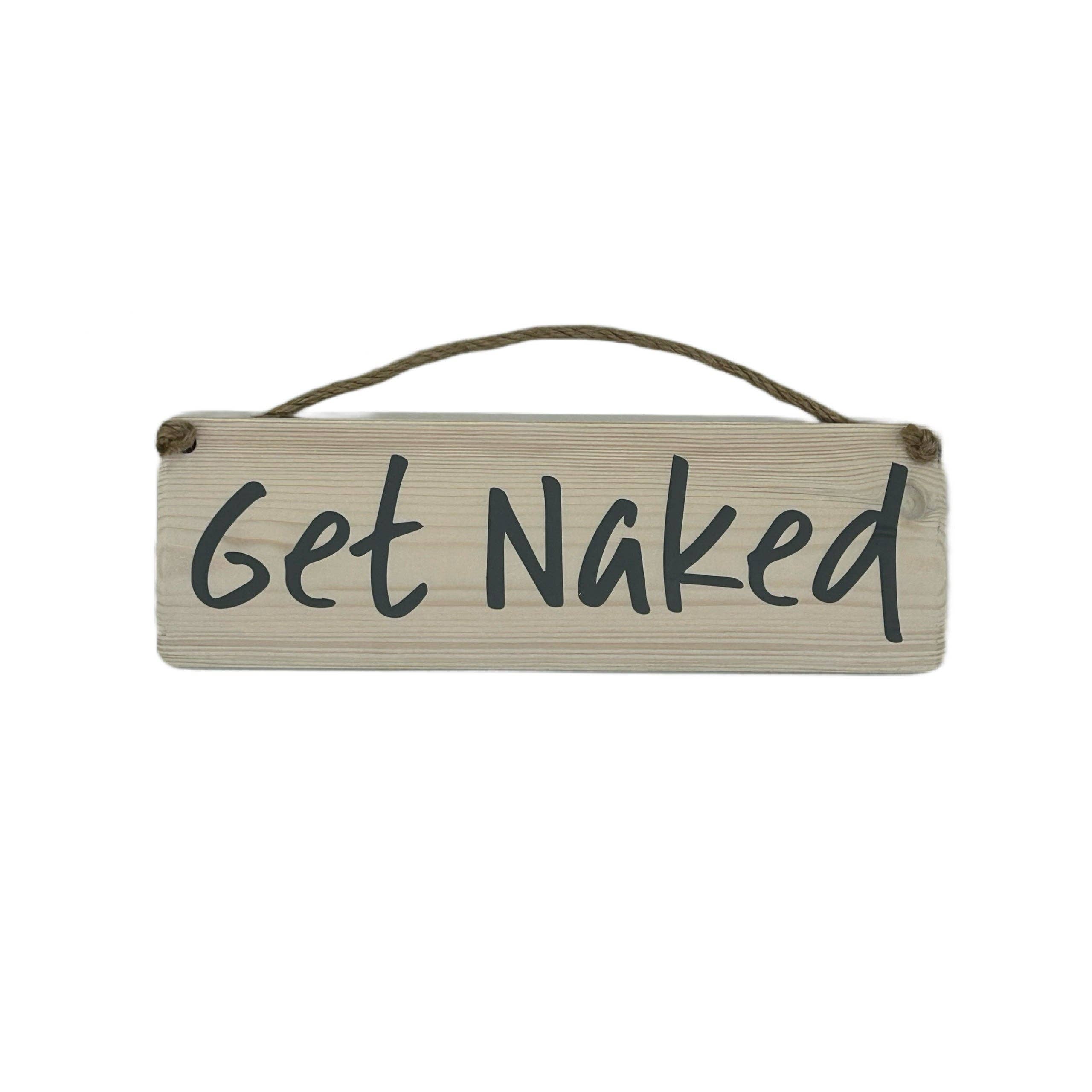 The Giggle Gift Company – wholesale Sign – Get Naked!1
