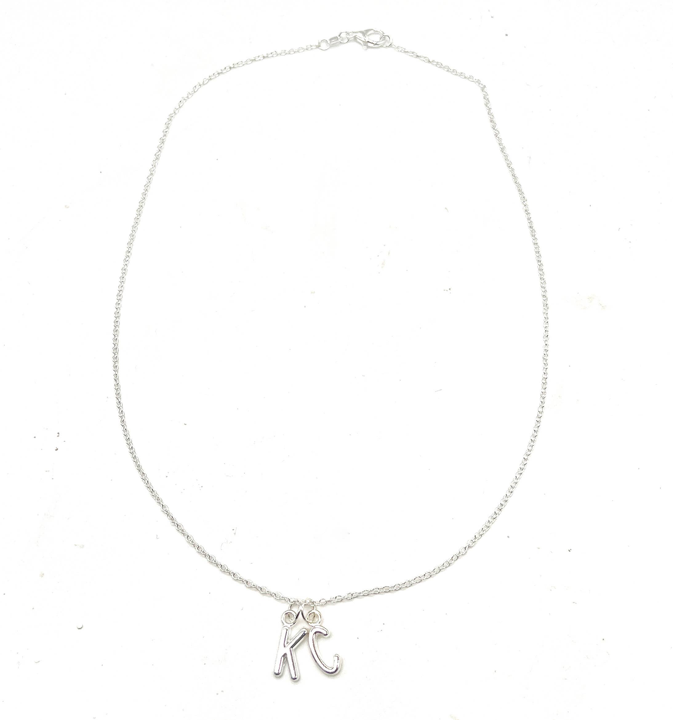 Baubles by B - Wholesale Pendant/Charm Necklace - Silver KC Kansas City Hometown Necklace Chiefs2