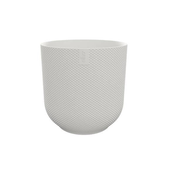 Oasis of Life - Wholesale Plant pot - Jazz Plant Pot White – D26 x H24 – Modern Flower Pot for Indoor & Outdoor – Elegant Round Planter Made of Plastic – Stylish Planter for Indoor & Garden Plants