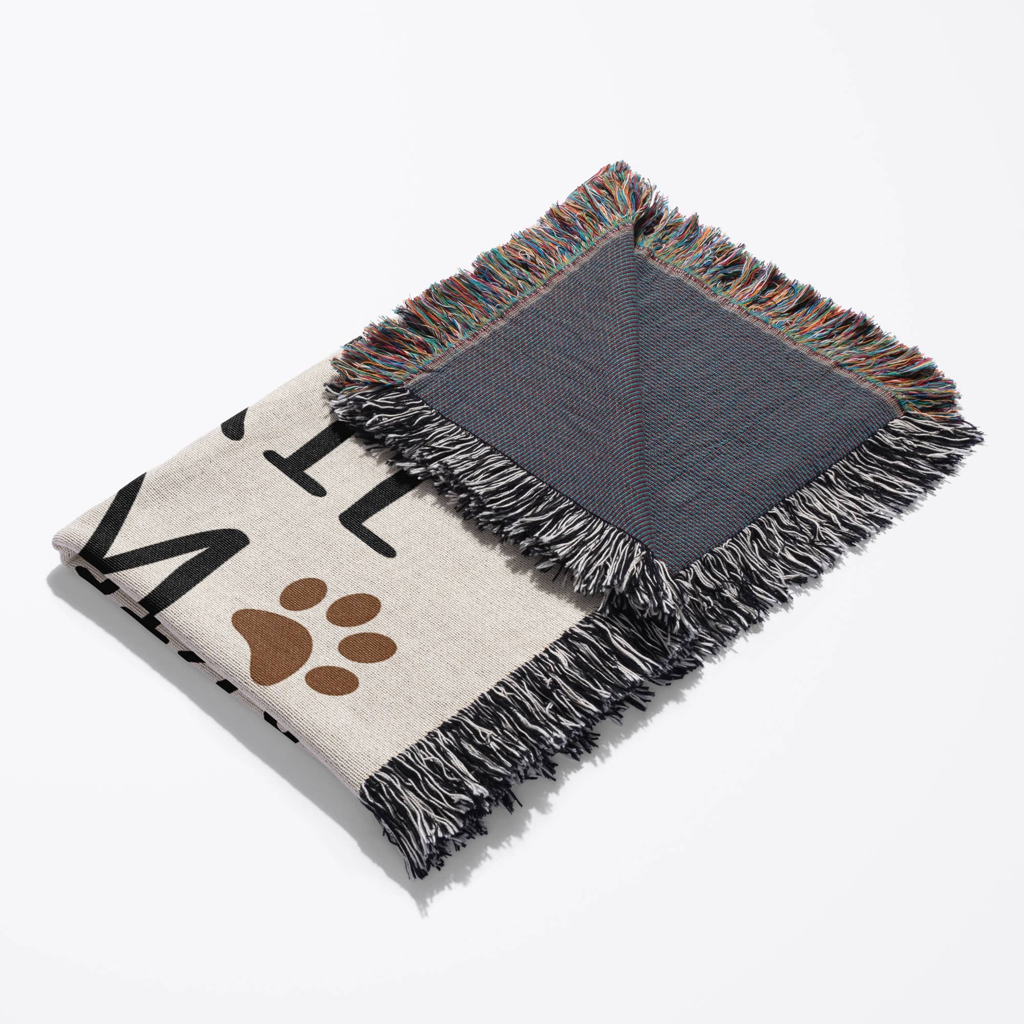 3dRose – wholesale Prydnadsfilt – 3dRose, Yorkie Hundmamma - Yorkshireterrier - Hundras - hundälskare bruna tassavtryck - mamma djurägare, Filt3