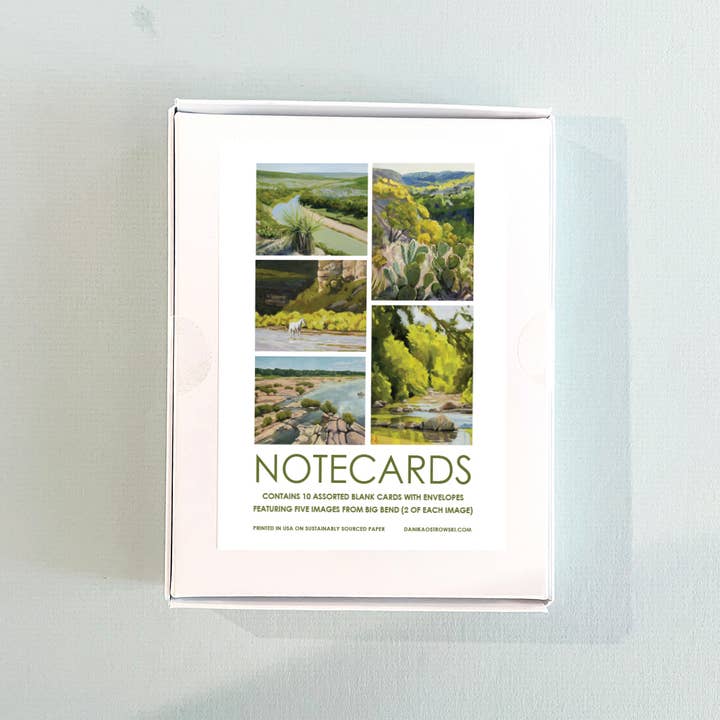 Danika Ostrowski Art + Design - Wholesale Stationery/Notecard Set - Texas Hill Country Notecard Set2
