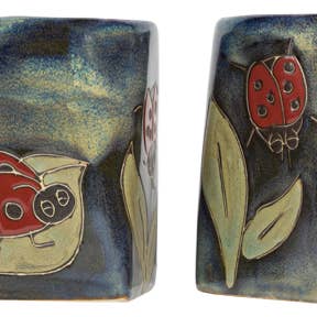 Mara Stoneware Lady Bug Square Mug for wholesale by Galleyware