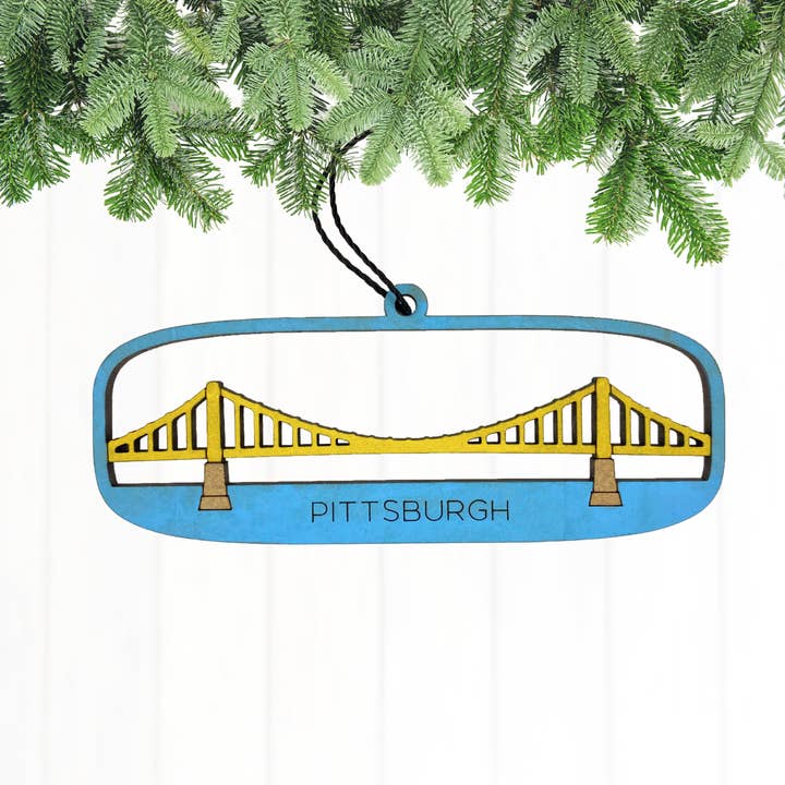 Squirrel Hill Design and Craft - Wholesale Ornament - Pittsburgh Bridge Ornament