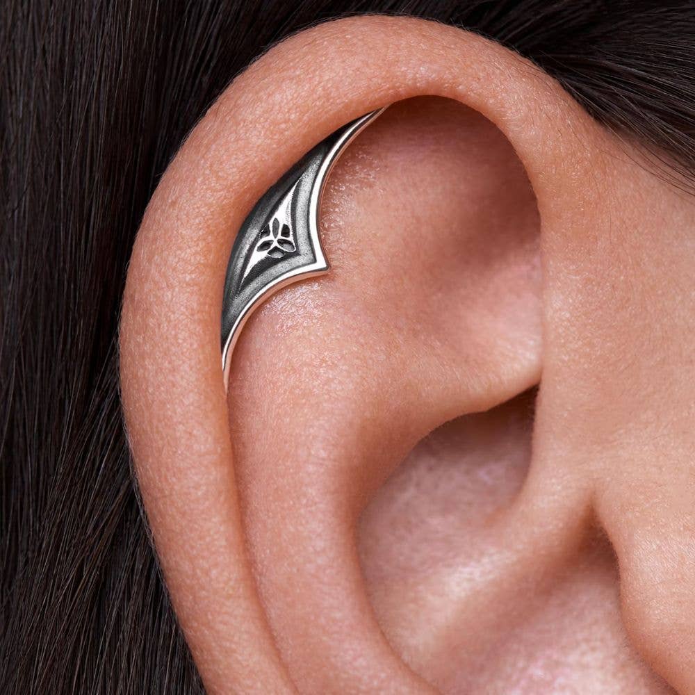 Ashlen - Wholesale Stud/Post Earrings - GOTH HIDDEN HELIX EARRING1